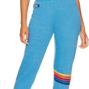 AVIATOR NATION RAINBOW STITCH SWEATPANTS, Medium
